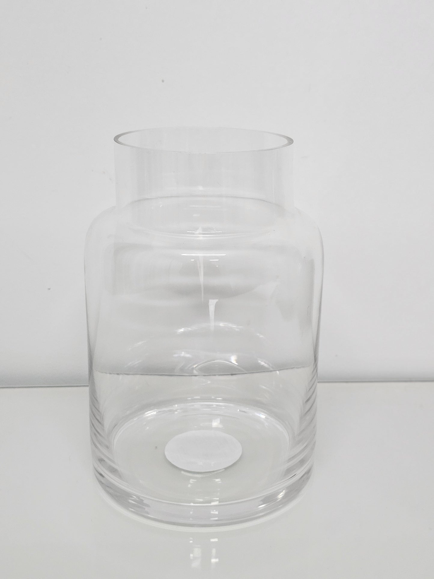 Clear vase