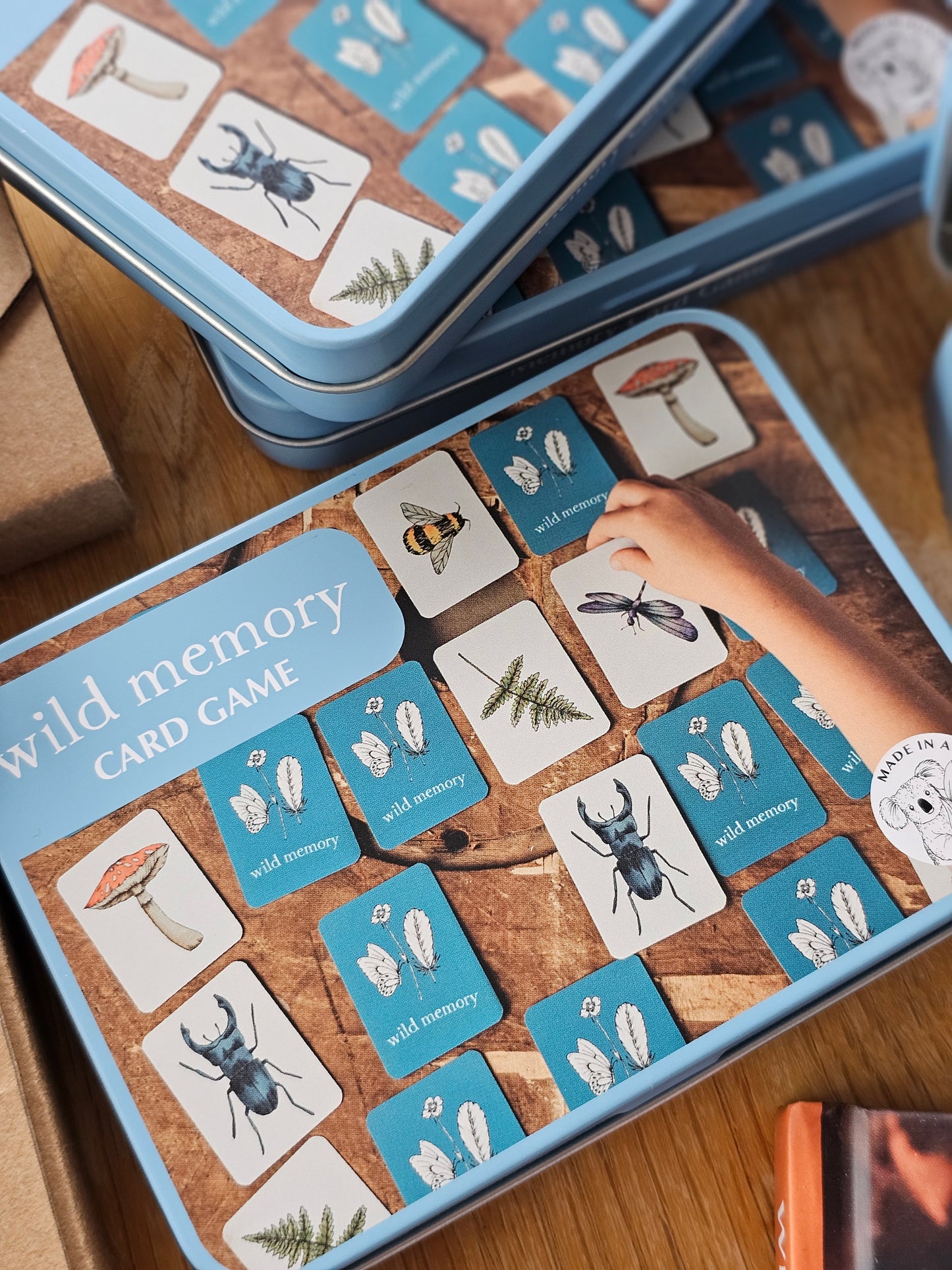 Insect memory cards